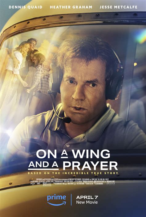 Meaning of on a wing and a prayer in English